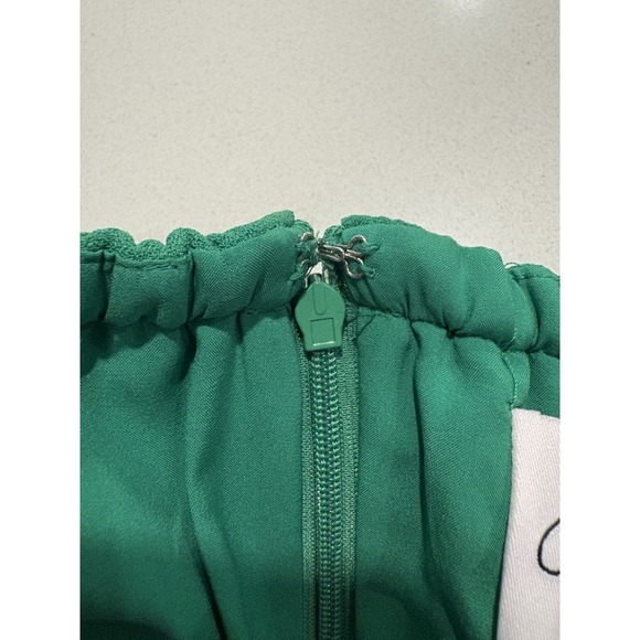 NWT Charles Henry Party Dress Womens Sz L Green Ruffle Off Shoulder 9853CH-S6 - Picture 5 of 8